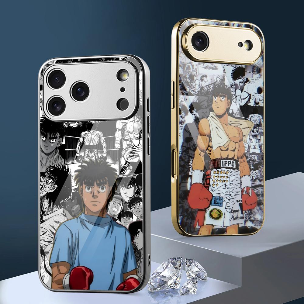Phone Cases Metal - F-Fighting Spirit Anime Handyhülle für iPhone