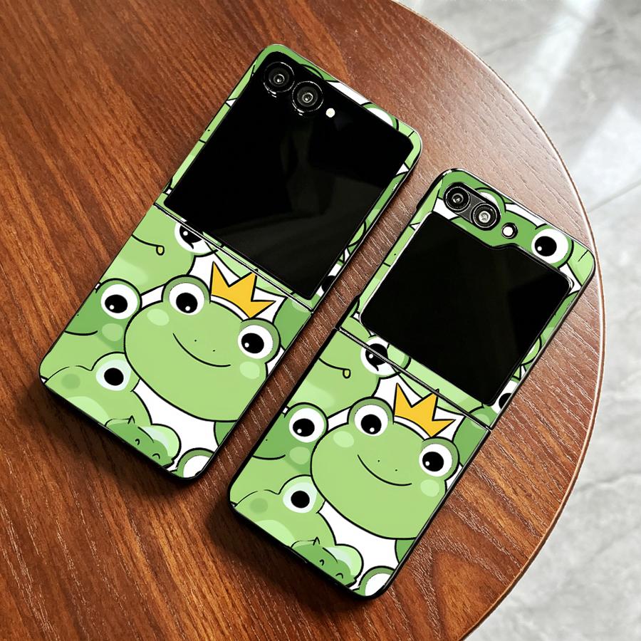 Phone Cases Z Fold 6 - Vollständige Abdeckung Frosch-Design Handyhülle für Samsung