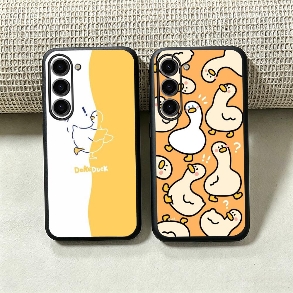 Cute Anime Case - Enten-Cartoon-Muster-Design Handyhülle für Samsung Galaxy S26
