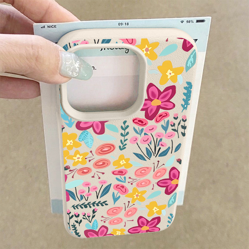 Phone Cases Unique - Bunte Blumen Handyhülle für iPhone Air