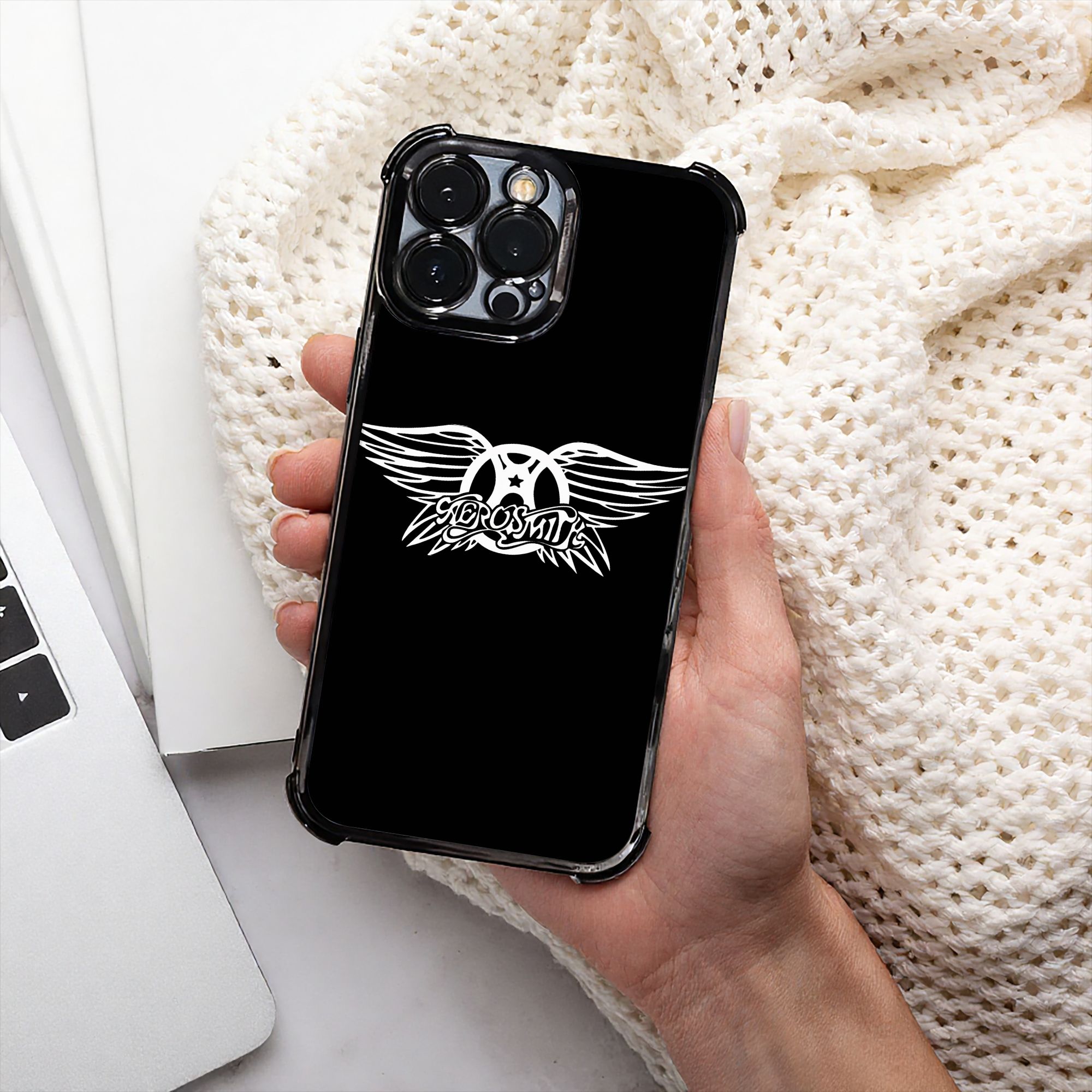 Phone Cases Metal - Band Rock Metal Handyhülle Aerosmith Galvanisierungsprozess