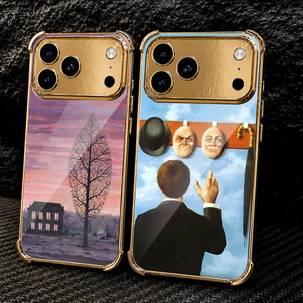 Phone Cases Metal - R-Rene Magritte Kunst-Handyhülle für iPhone 17