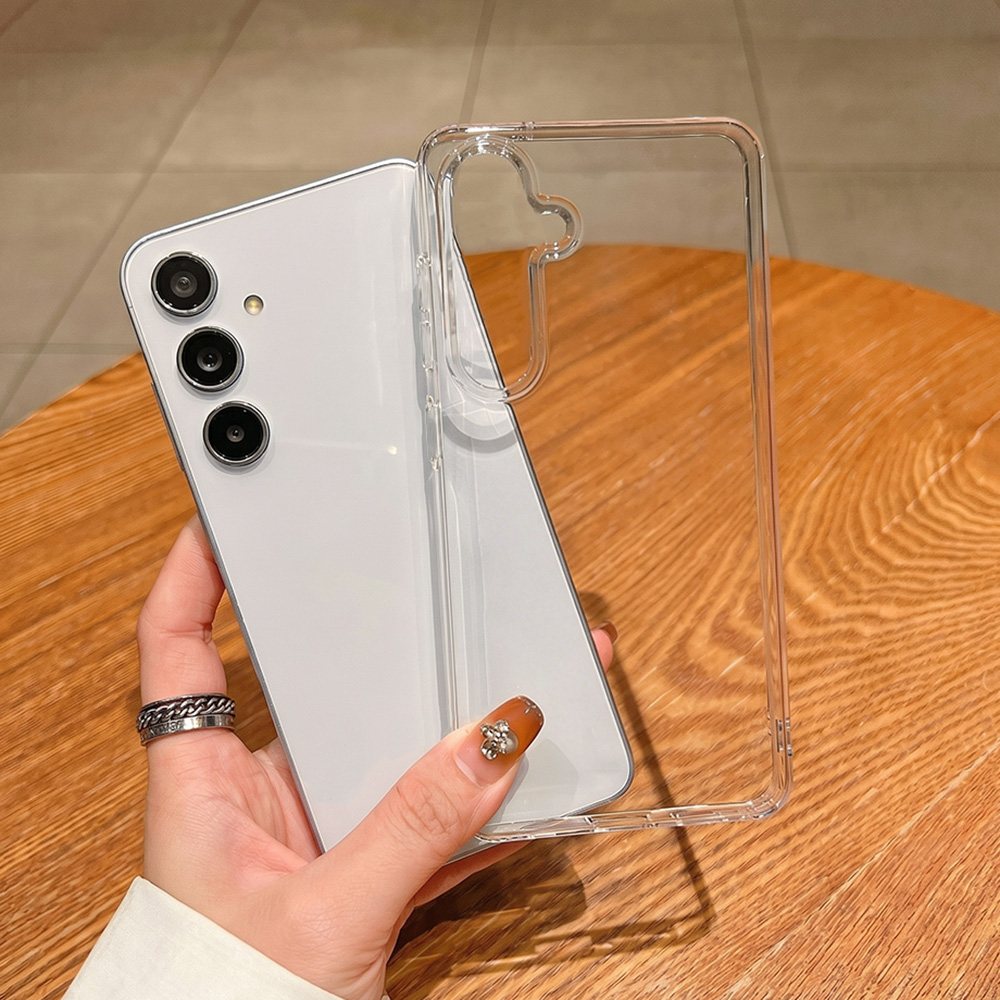 Phone Cases Yellow - Transparente Magnetische Handyhülle für Samsung Galaxy