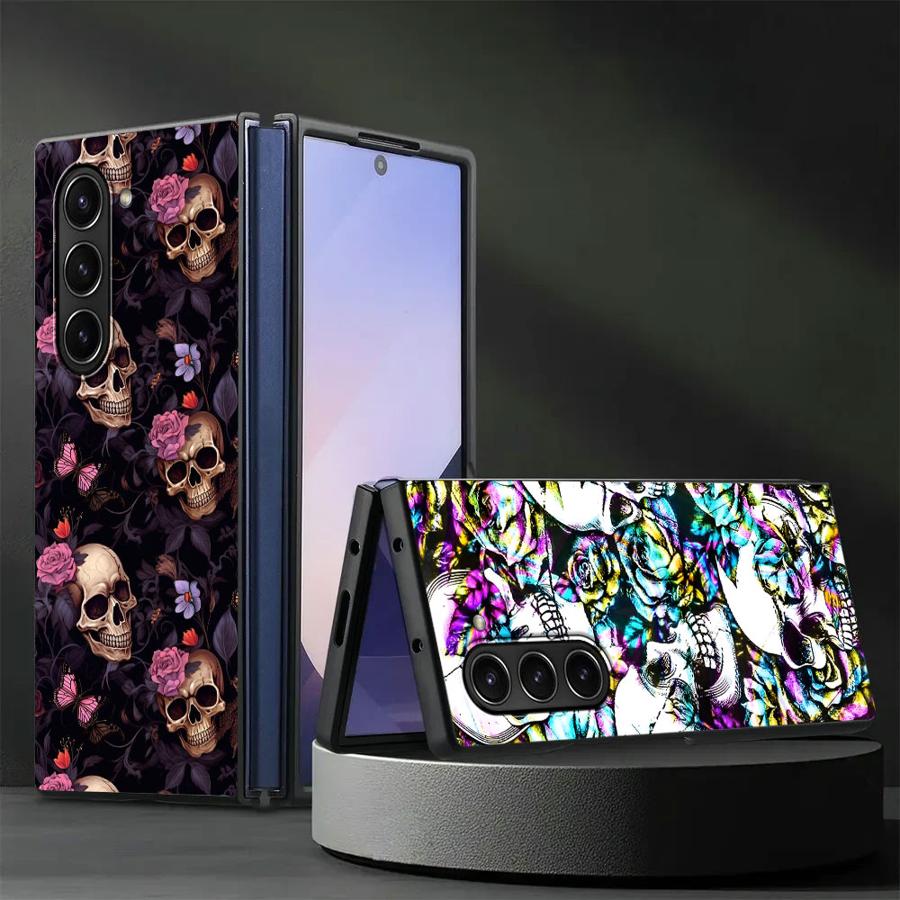 Phone Cases Z Fold 6 - Skull Art Hülle für Samsung Galaxy