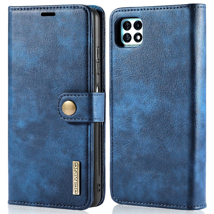 Phone Cases Eu - DG.MING Split-Leder-Brieftaschen-Design, abnehmbare 2-in-1-Handyhülle für Samsung