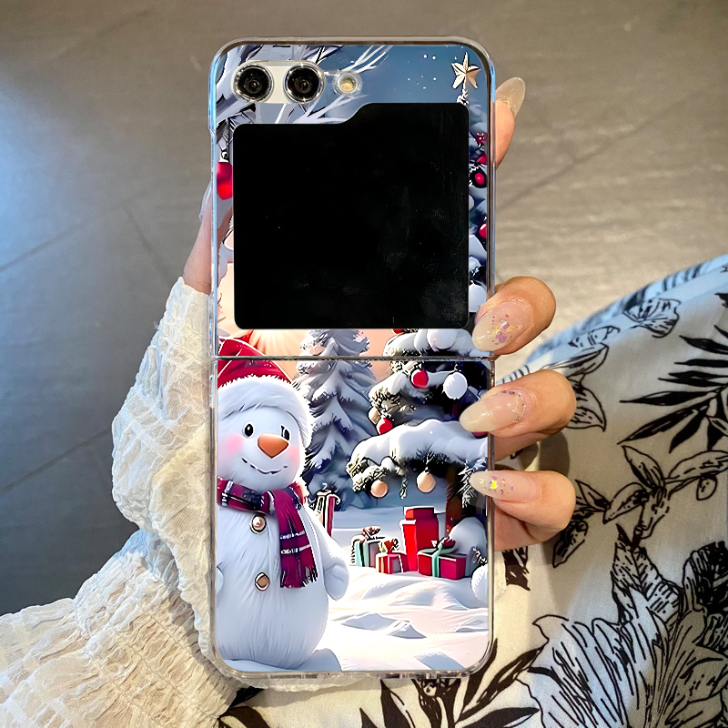 Phone Cases Z Fold 6 - Weihnachts-Schneemann-Elch-Handyhülle für Samsung Galaxy Z Flip