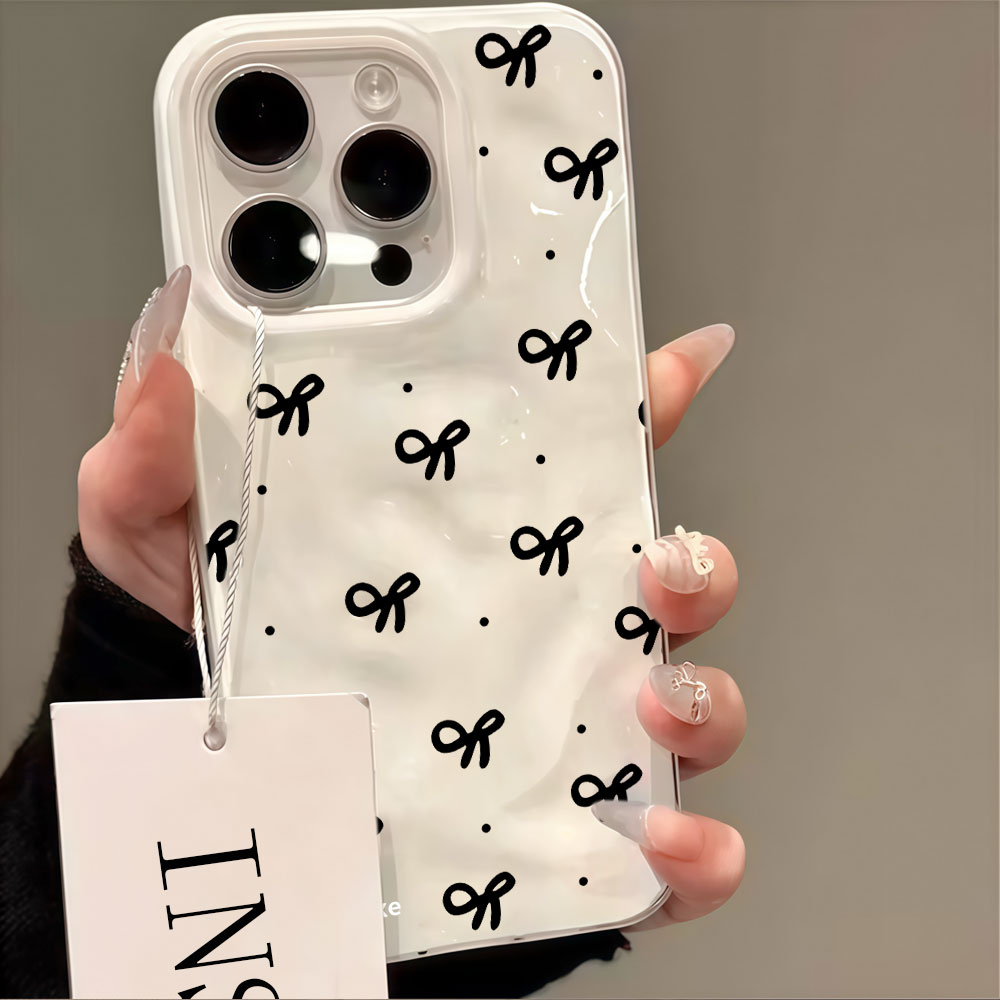 Phone Cases Iphone 15 Pro Max - 3D Wasserwellen Rotes Herz Druck Handyhülle