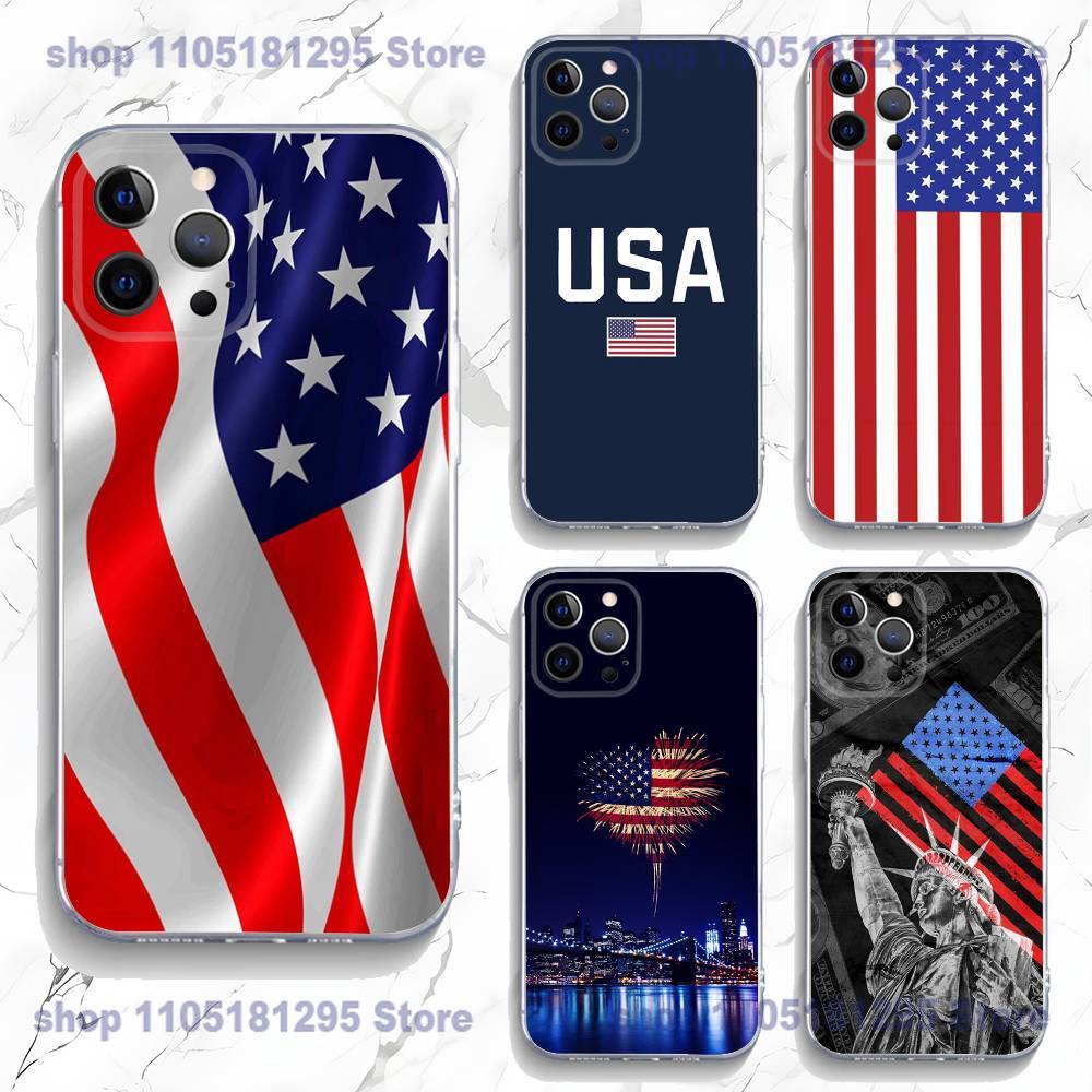 Phone Cases Usa - Coole Handyhülle mit Amerika-USA-Flagge für iPhone