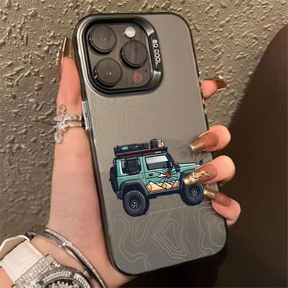 Phone Cases Hard - Einfache Auto-Muster Handyhülle für iPhone 17