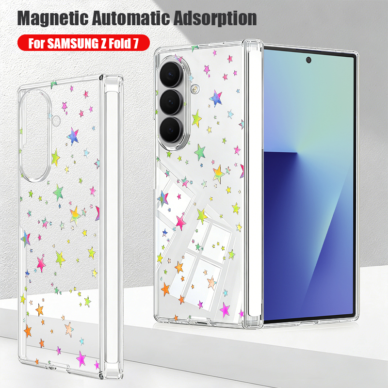 Phone Cases Z Fold 6 - Magnetische Auto-Adsorptions-Handyhülle für Samsung Galaxy Z