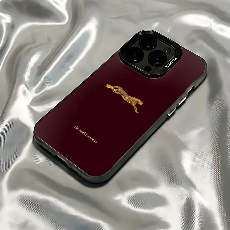 Phone Cases Trendy - Minimalistische Leoparden-Handyhülle für iPhone 17 Pro