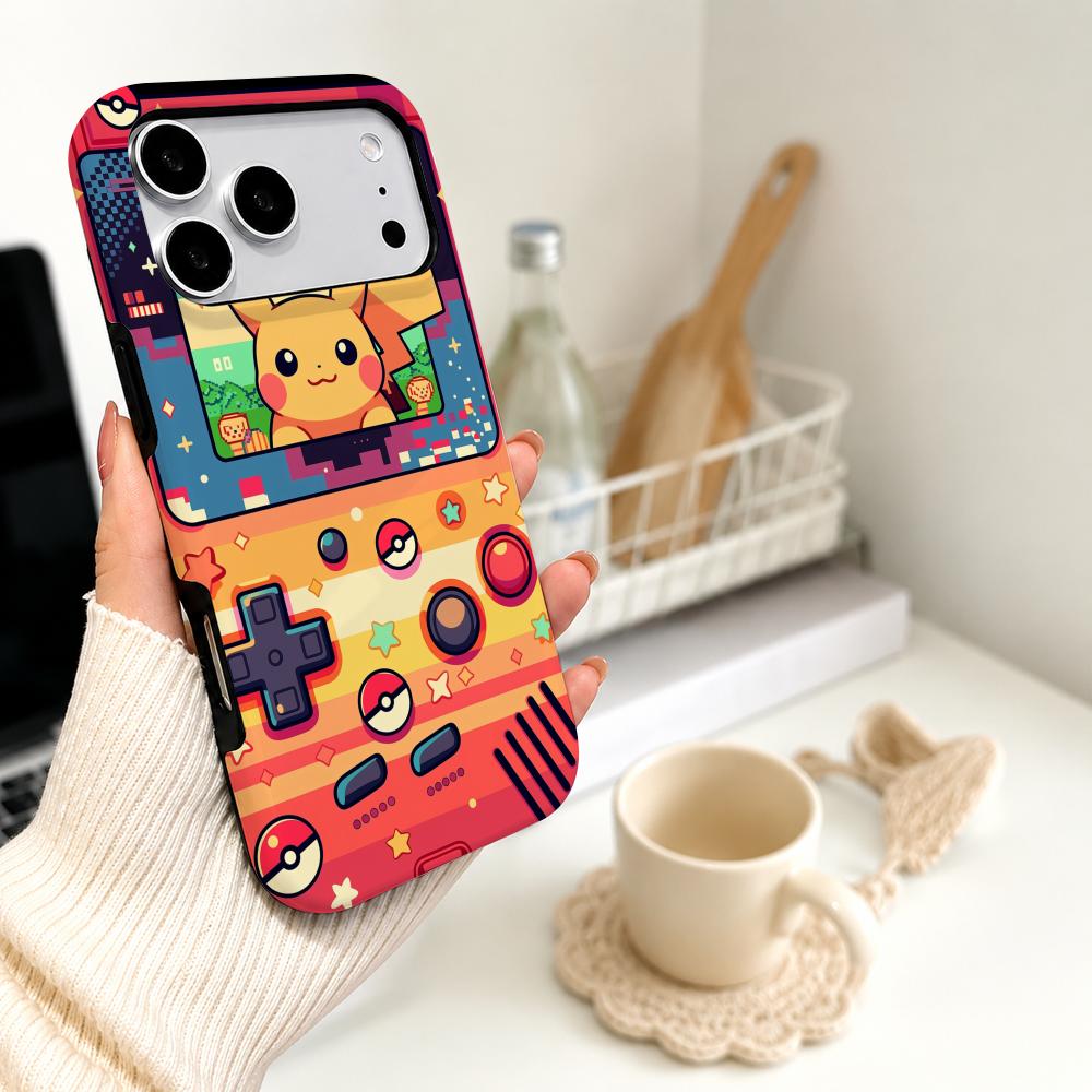 Cute Anime Case - Niedliche Cartoon P-Pikachu Handyhülle aus Filmmaterial