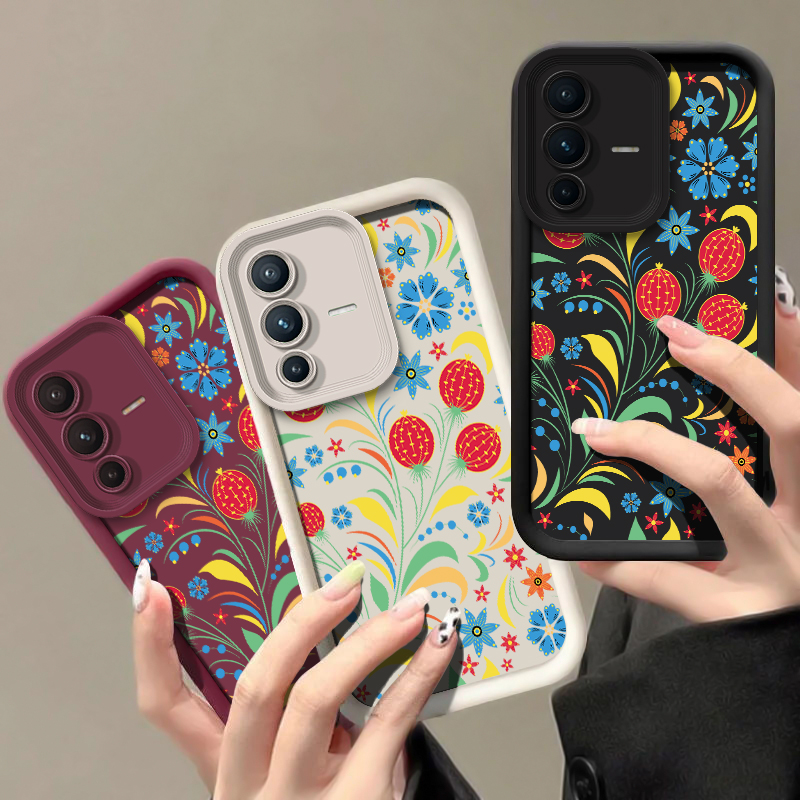 Phone Cases Vivo - Blumen-Handyhülle für Vivo V70 FE V60