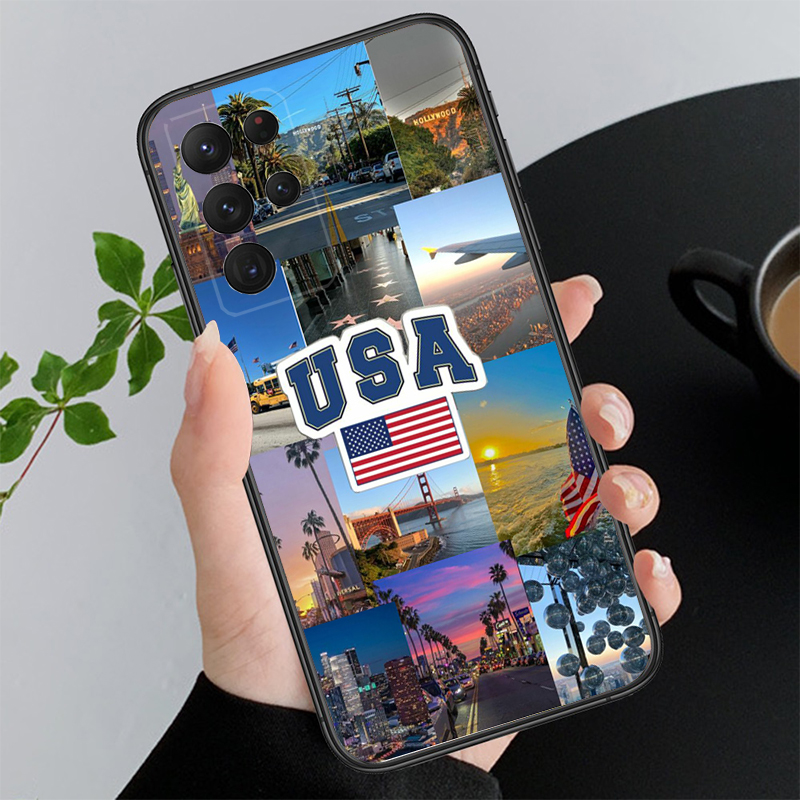 Phone Cases Usa - USA-Flagge Handyhülle für Samsung A17 A55
