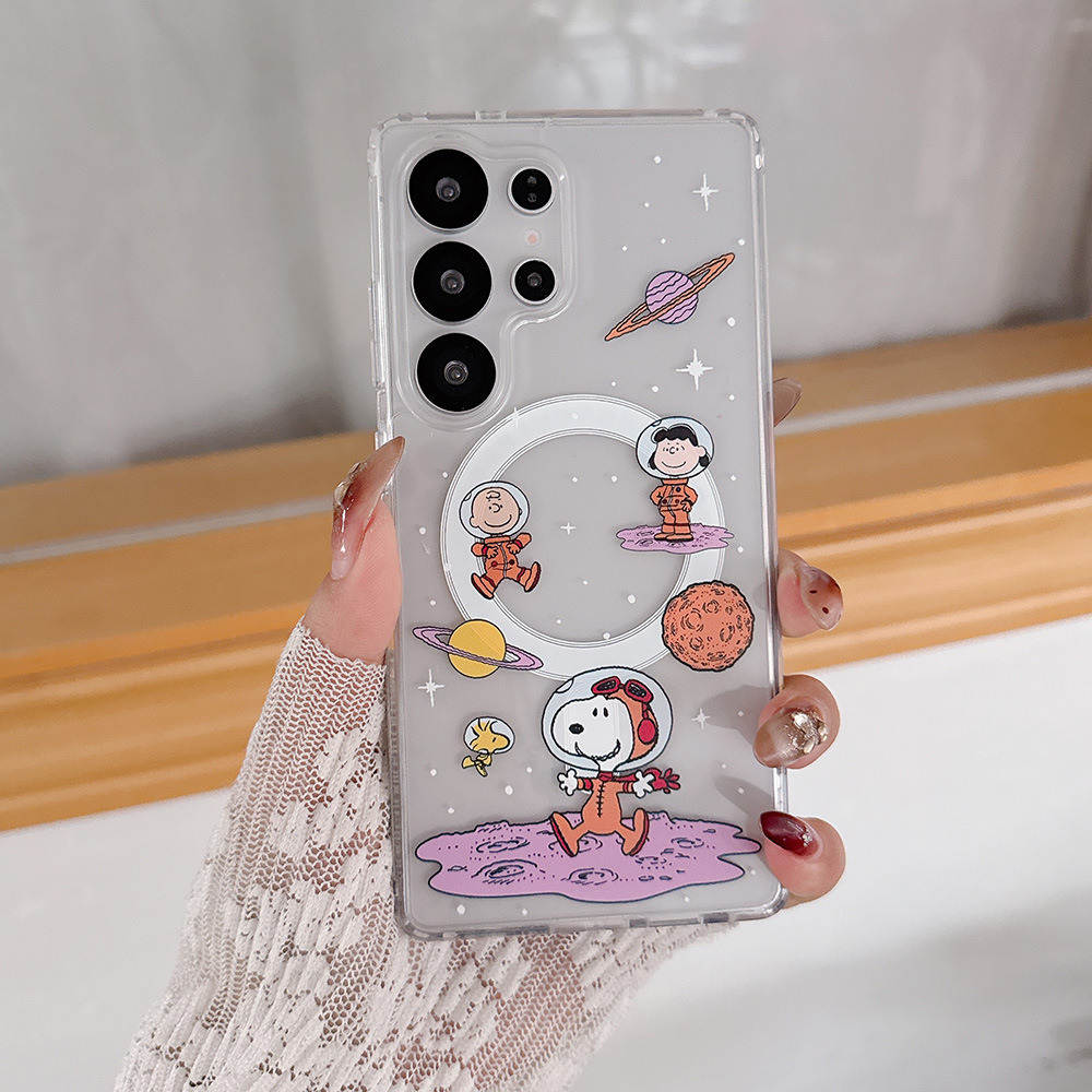 Cute Anime Case - Niedliche Cartoon Snoopy Charlie Brown magnetische