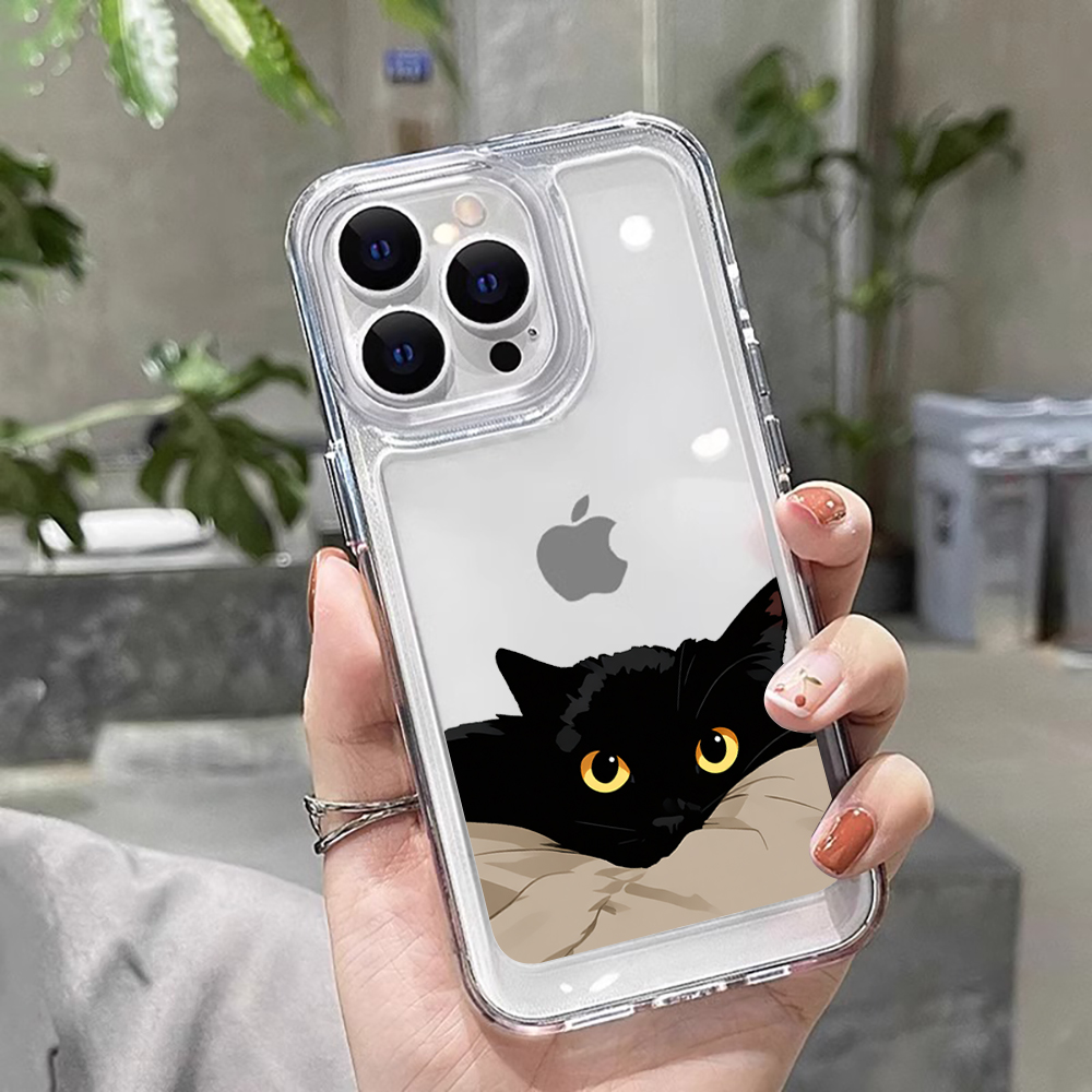 Lustige Schwarze Katze Paar-Ha – Phone Cases Trendy Bewertung und Preis