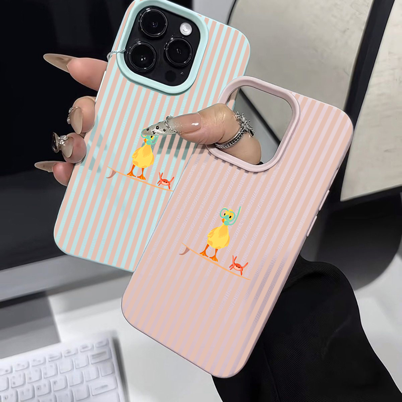 Gestreifte Tauchende Gelbe Ent – Phone Cases Yellow Bewertung und Preis