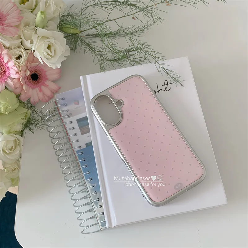 Koreanische Ins Creme Rosa Pol – Phone Cases Trendy Bewertung und Preis