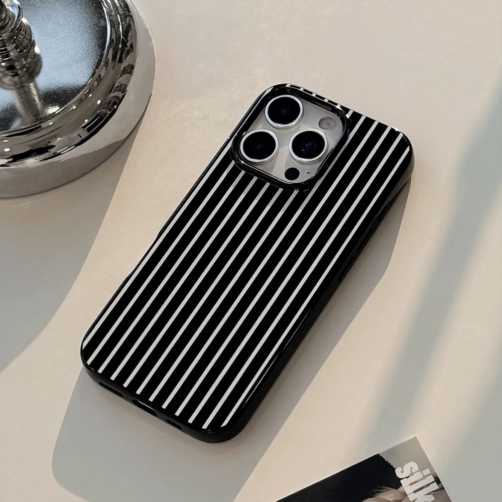 Schwarz-weiße vertikale Streif – Phone Cases Unique Bewertung und Preis