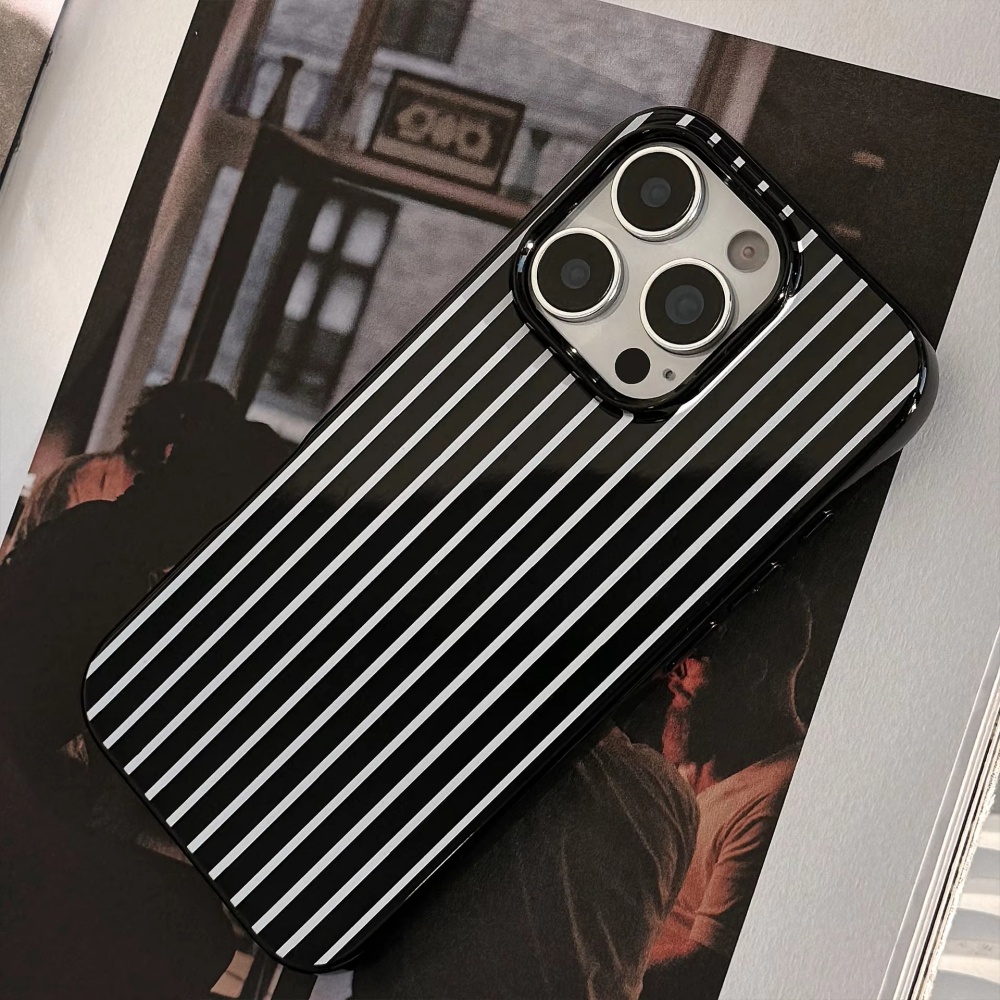 Schwarz-weiße vertikale Streif – Phone Cases Unique Bewertung und Preis