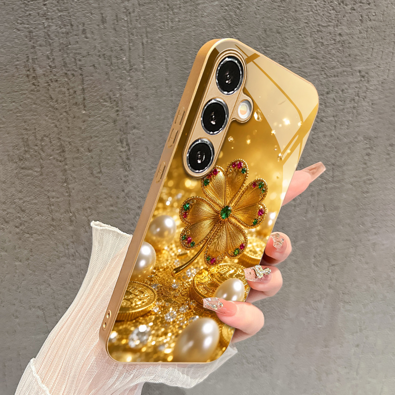 Farbenfrohe Edelstein-Vierblat – Phone Cases Metal Bewertung und Preis