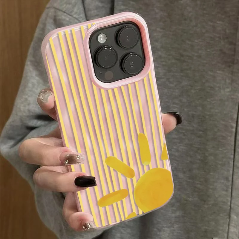 Gelb gestreifte Sonnenmuster-H – Phone Cases Yellow Bewertung und Preis