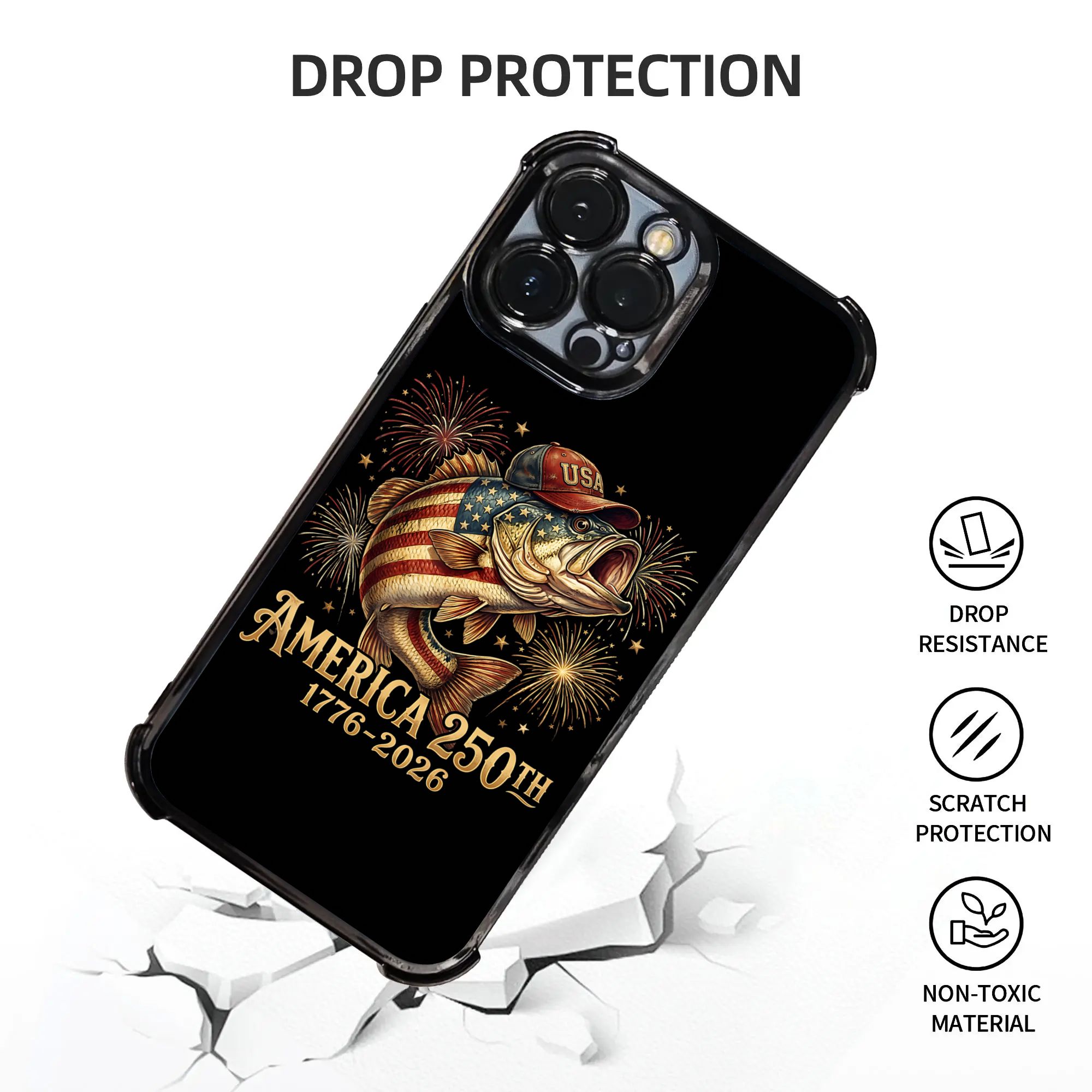 Bass Fishing 250th Anniversary – Phone Cases Usa Bewertung und Preis