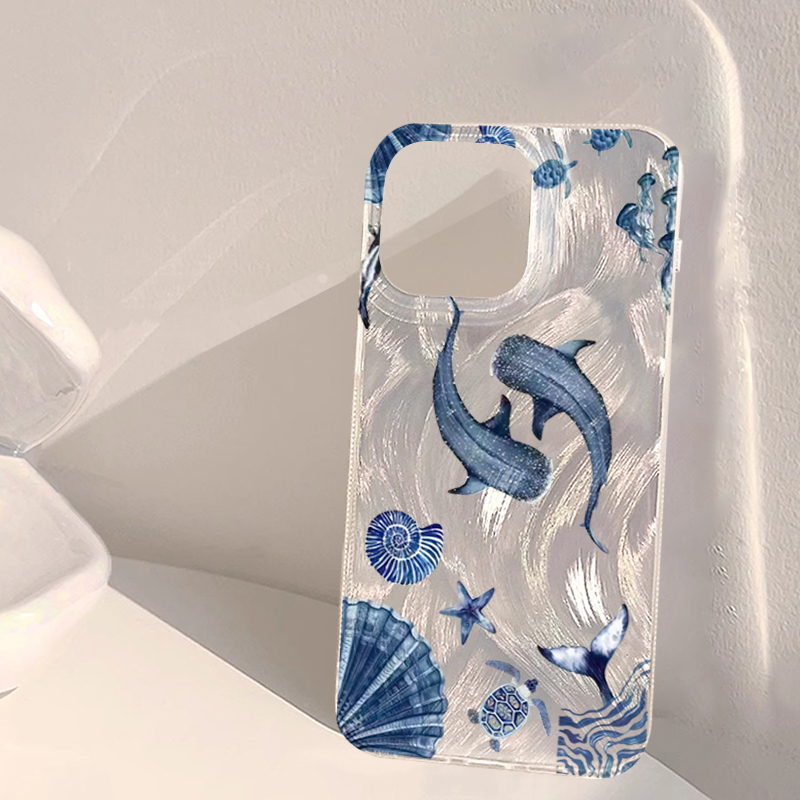 Ozean-Tiermotiv Wal Schildkröt – Phone Cases Trendy Bewertung und Preis