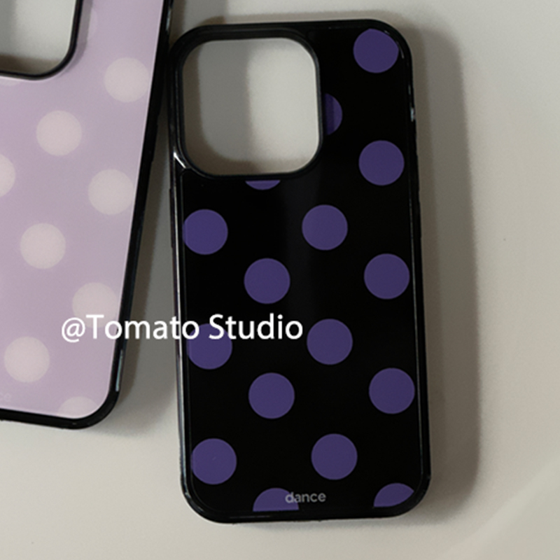 Koreanische Ins-Mode Lila Polk – Phone Cases Trendy Bewertung und Preis