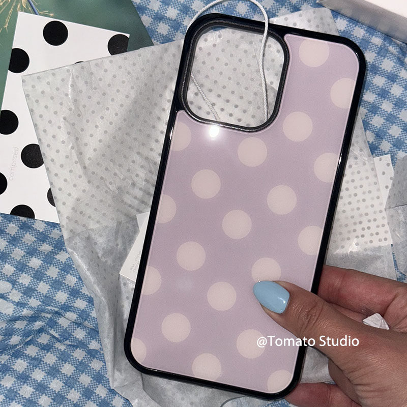 Koreanische Ins-Mode Lila Polk – Phone Cases Trendy Bewertung und Preis