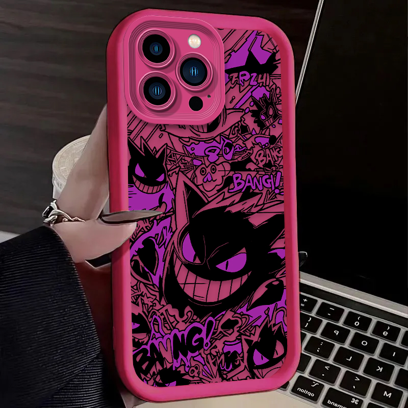 P-Pokemon Gengar Graffiti Hand – Phone Cases Iphone 15 Pro Max Bewertung und Preis
