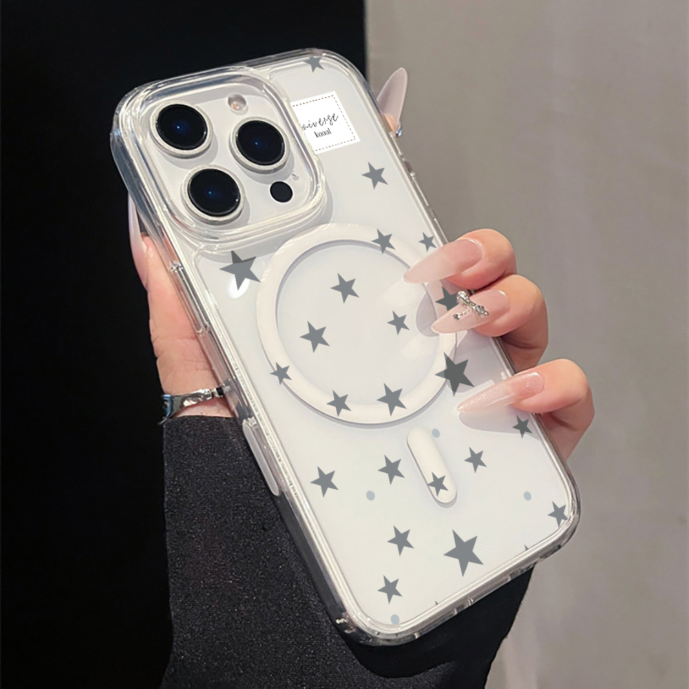 Graue Sternenmuster Magnetisch – Phone Cases Iphone 15 Pro Max Bewertung und Preis