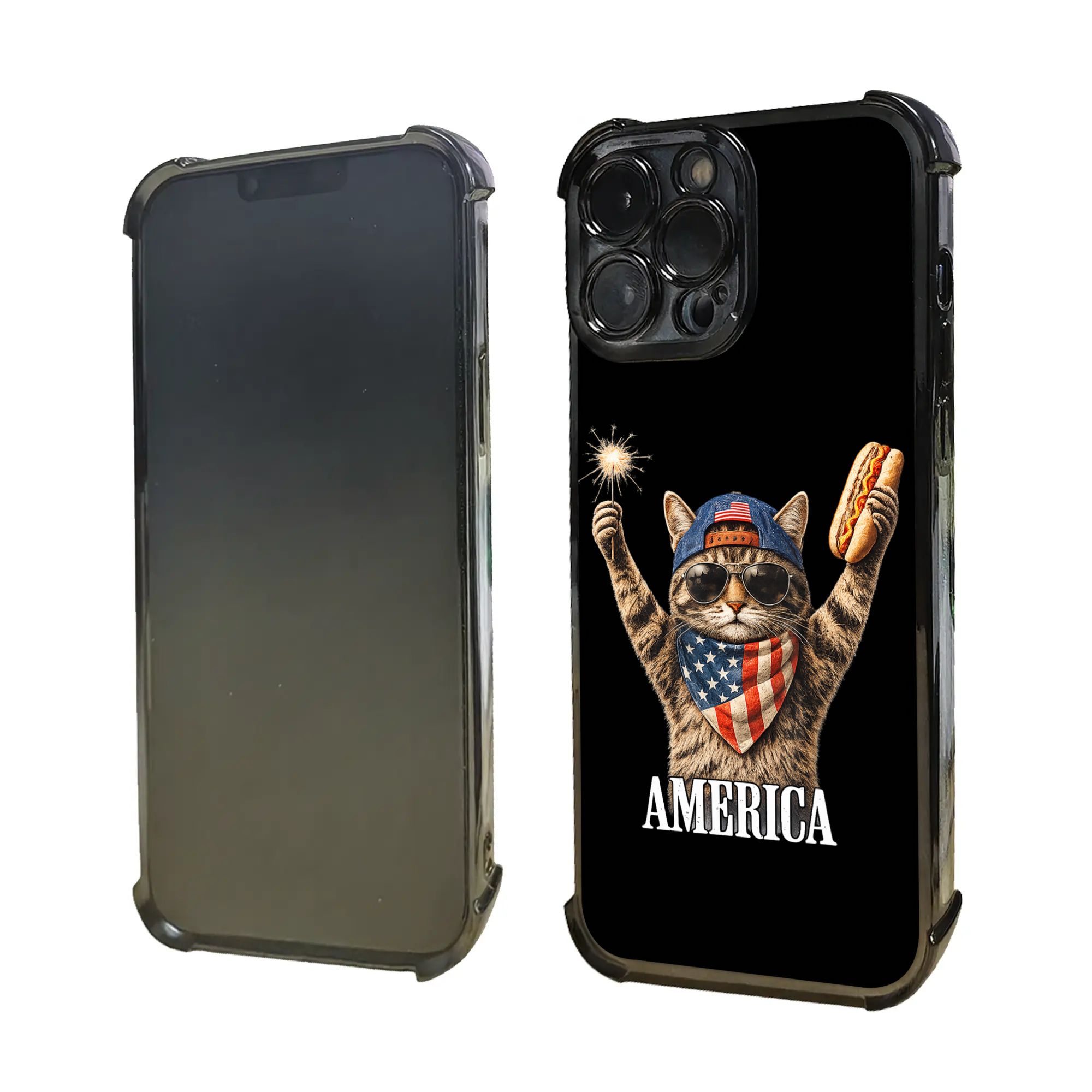 Niedliche Amerika-Katze Feuerw – Phone Cases Usa Bewertung und Preis