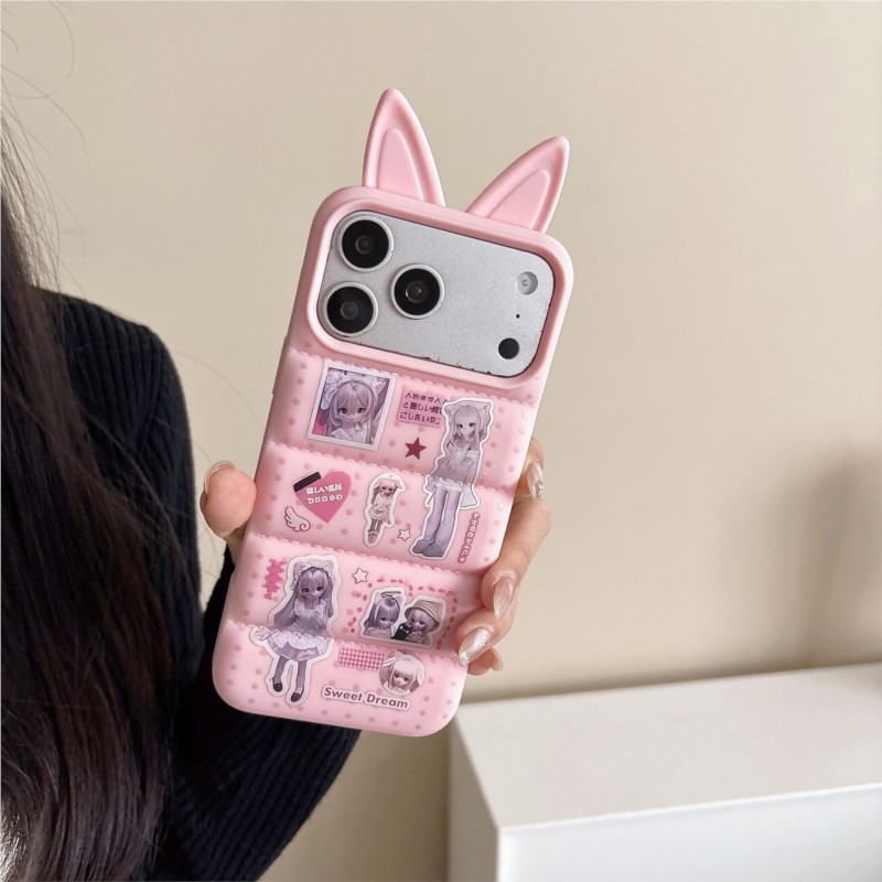 Japanische Y2K Süße Hasenohren – Cute Anime Case Bewertung und Preis